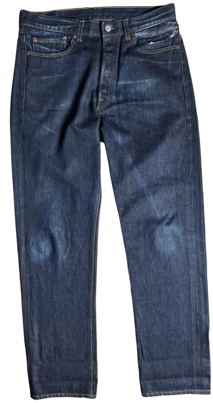Levi's Pants Selvedge 34x36 Blue Denim 501XX LVC Cotton 5-Pocket Made In USA